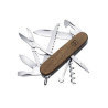 coltello svizzero victorinox huntsman wood tascabile multiuso in