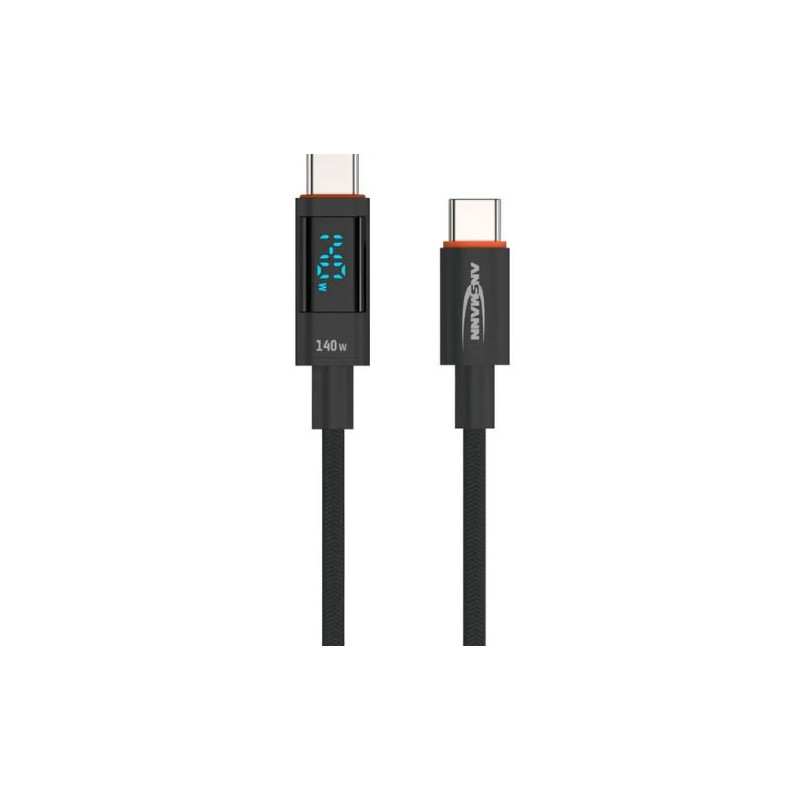 cavo usb ansmann usb-c 1.2m nero [1700-0176]