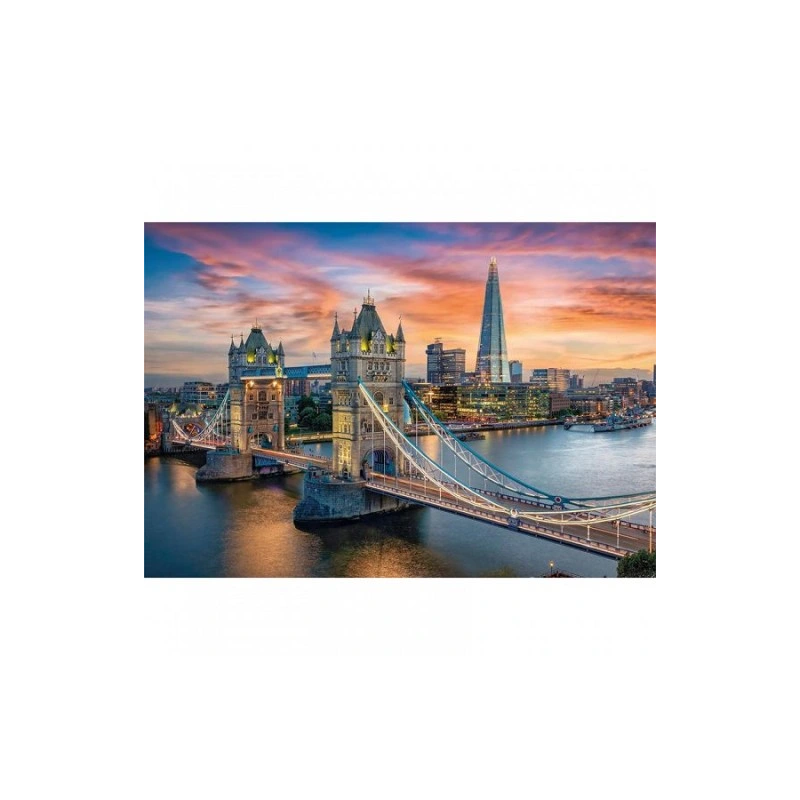puzzle clementoni london twilight 59.2x84.3cm 1500pz multicolore