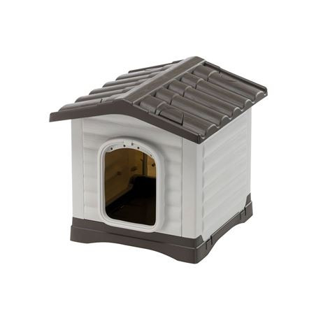 cuccia ferplast dog villa 50 per cani 43x48x44cm grigio