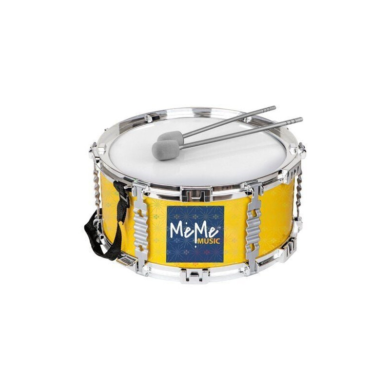 giocattolo meme music alan marching drum tamburo con bacchette multicolore