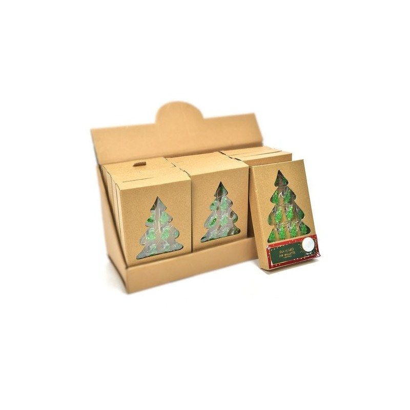 decorazione natalizia mercury luci con mollette alberello multicolore