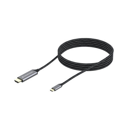cavo conceptronic usb-c/hdmi 2m grigio [abby10g]