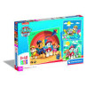 puzzle clementoni super color paw patrol 3x48pz [wzclet0uc025291]