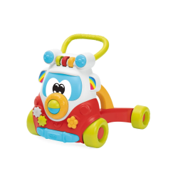 gioco primi passi chicco chicco happy hippy walker 2in1 multicolore