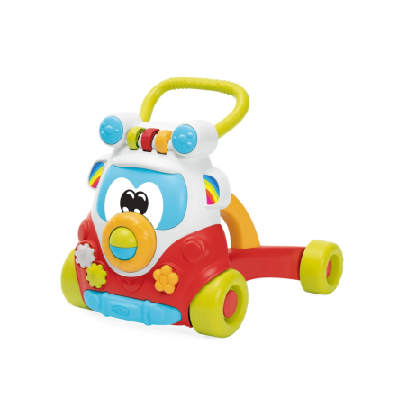 gioco primi passi chicco chicco happy hippy walker 2in1 multicolore