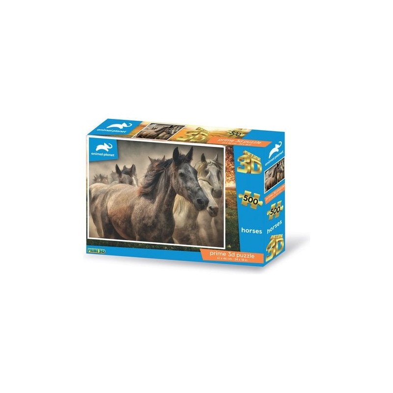 puzzle grandi giochi pu203000 cavalli 3d premium