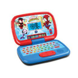 giochi d'attivita' clementoni spidey laptop a led/13 attivita'/34x25cm/5-7anni