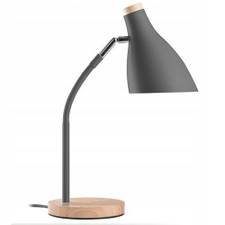 lampada da scrivania tracer scandi 40w grigia [traosw47236]