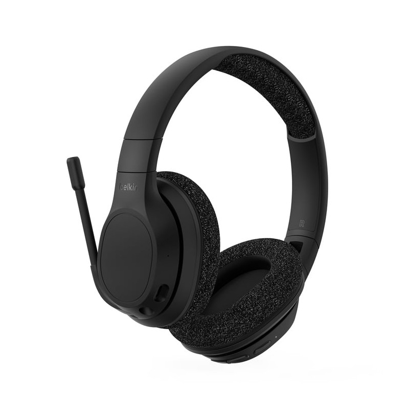 cuffie audio belkin forma sonora adapt + usb- cavo nero [aud005bt