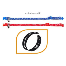 collarino ferplast gat5627 con campana per gatto multicolore
