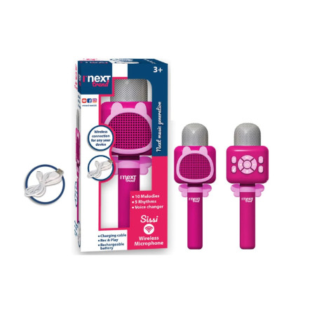 giocattolo meme music microfono sissi wireless + altoparlante