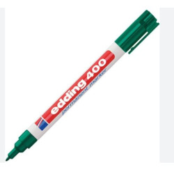 pennarello edding 400 indelebile punta tonda ricaricabile 1mm verde