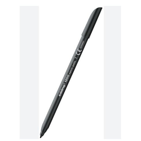 pennarello edding 1200 punta fibra 0.5mm nero [4-1200001]