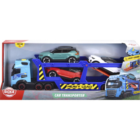 modellino dickie dickie volvo car transporter multicolore [203747017]
