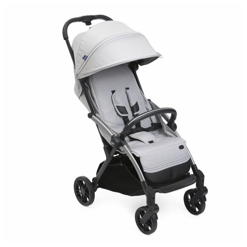 passeggino chicco goody xplus leggero 4 ruote grigio