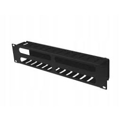 organizzatore di cavi lanberg per armadi rack 19'' 2u con