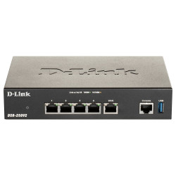 router da tavolo d-link dsr-250v2 ethernet/lan/wifi/802.11g/128-bit/nero