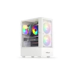 case krux vako rvb midi-tower atx bianco [krxd005]