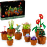 set da costruzione lego icons mini piante collezione botanica multicolore