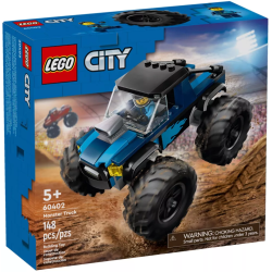 gioco da costruzione lego monster truck con minifigurina blu 148pz