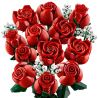 gioco da costruzione lego bouquet di rose fiori multicolore 822pz