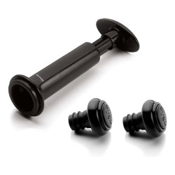 pompetta salvavino ghidini cipriano con 2 tappi nero