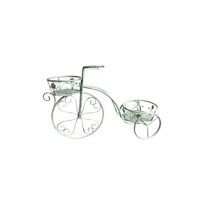 porta piante amicasa bici 2 posti verde salvia anticato