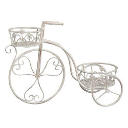 porta piante amicasa bici 2 posti bianco anticato