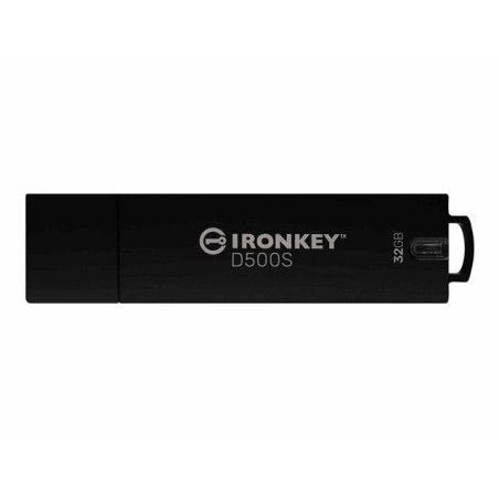 pen drive 32gb kingston ironkey d500s usb 3.2 nero [ikd500s/32gb]