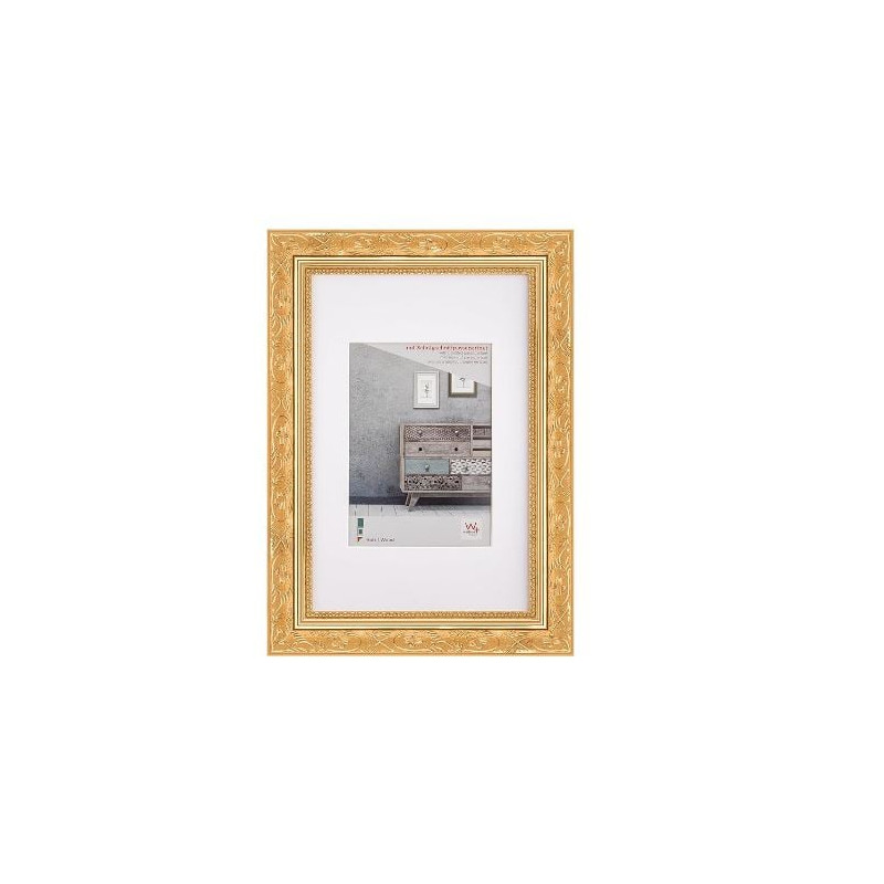 cornice portafoto walther barocca in legno oro 30 x 40cm [cr040g]