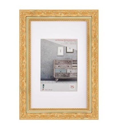 cornice portafoto walther barocca in legno oro 30 x 40cm [cr040g]