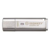 pen drive 256gb kingston ironkey locker+ 50 argento [iklp50/256gb]