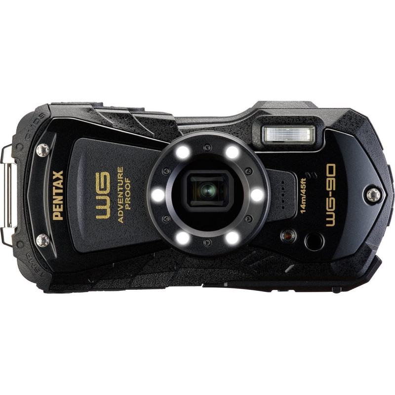 fotocamera ricoh wg-90 full hd 16mp nero [02135]