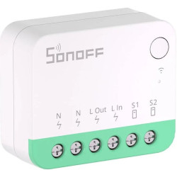 switch intelligente sonoff minir4m matter wifi 2.4ghz bianco [minir4m]
