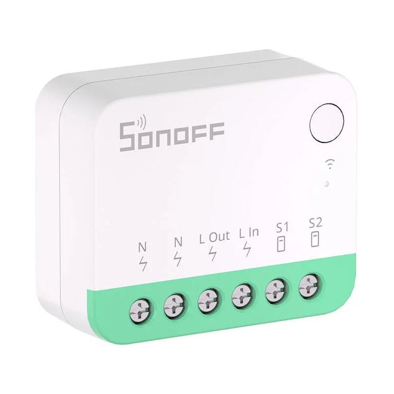switch intelligente sonoff minir4m matter wifi 2.4ghz bianco [minir4m]
