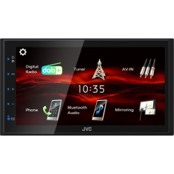 autoradio jvc 200w bluetooth nero [kwm080dbt]