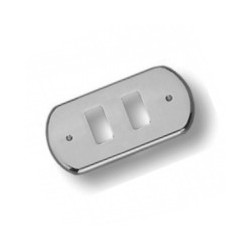 Coprinterruttore gioia ottone cro sat 2 posti [ghidini ]