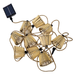 catena luminosa decorativa newgarden okinawa solar/batteria e12 240v