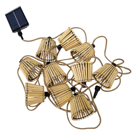 catena luminosa decorativa newgarden okinawa solar/batteria e12 240v