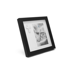 cornice portafoto zilverstad 10x15cm in metallo nero [7550001]