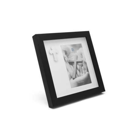 cornice portafoto zilverstad 10x15cm in metallo nero [7550001]