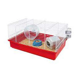 gabbia ferplast per criceti rosso