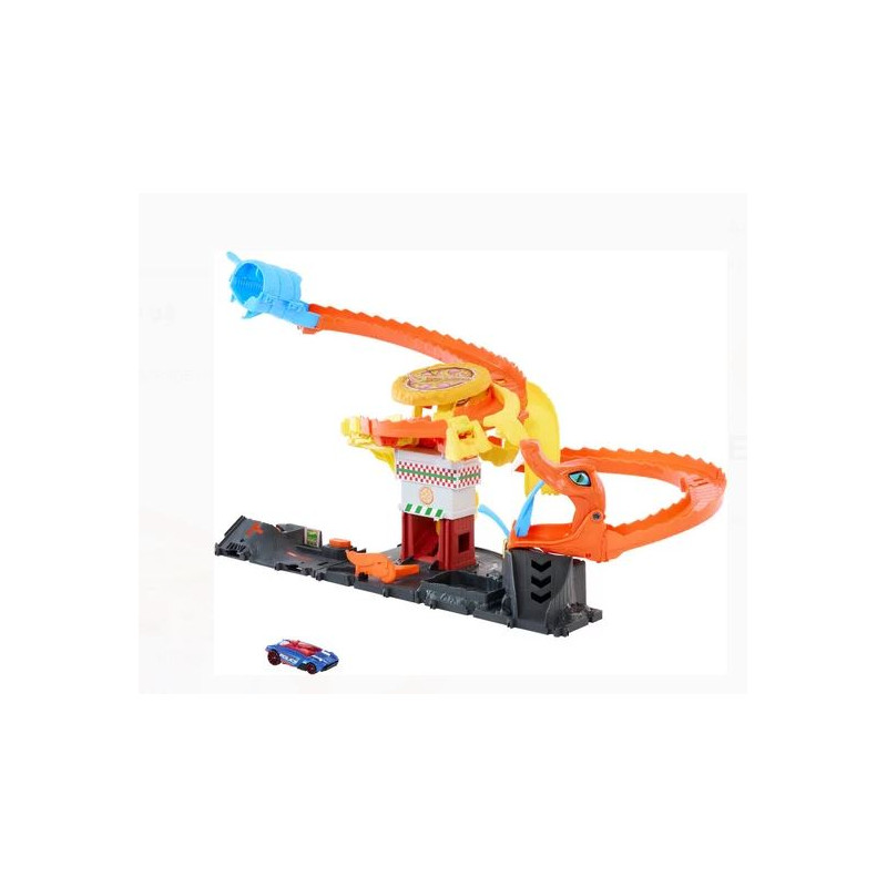 set da gioco hot wheels circuito attacco city cobra [htn81]
