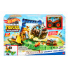 set da gioco hot wheels sfida rhinomite monster trucks arena smashers