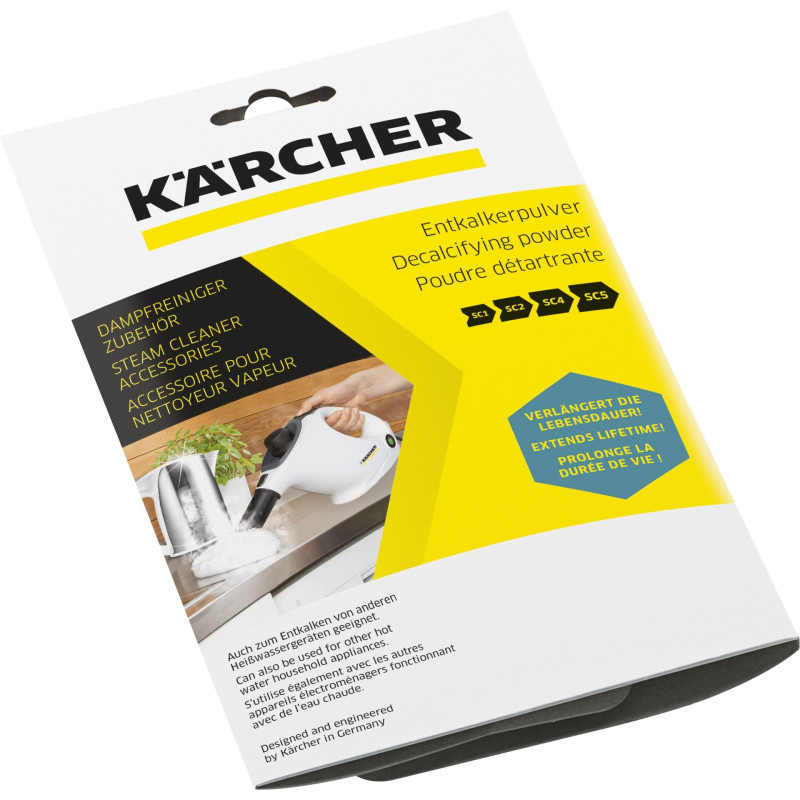 decalcificante karcher rm 511 per pulizia a vapore giallo/bianco