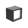 lampada da parete newgarden box 8 300lm nero [lumbox080nxwlnw]