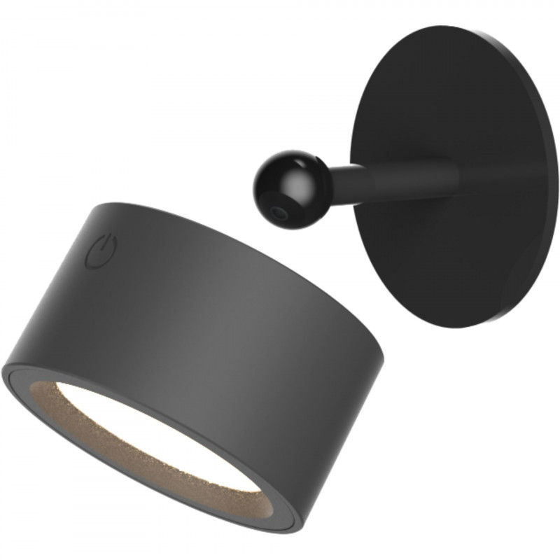 applique da parete a led newgarden roll 8 300lm nero [lumrol080nxwlnw]