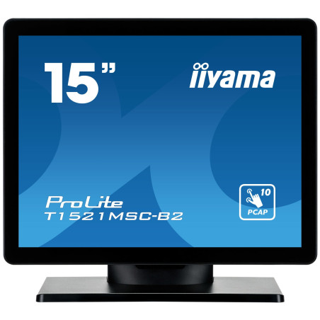 monitor touch led 15'' iiyama prolite t1521msc-b2 xga