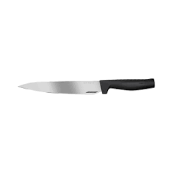 coltello da trinciante fiskars hard edge per carne 22cm nero [1051760]